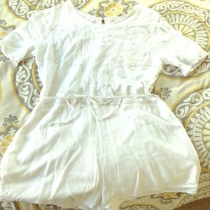 Cute white romper